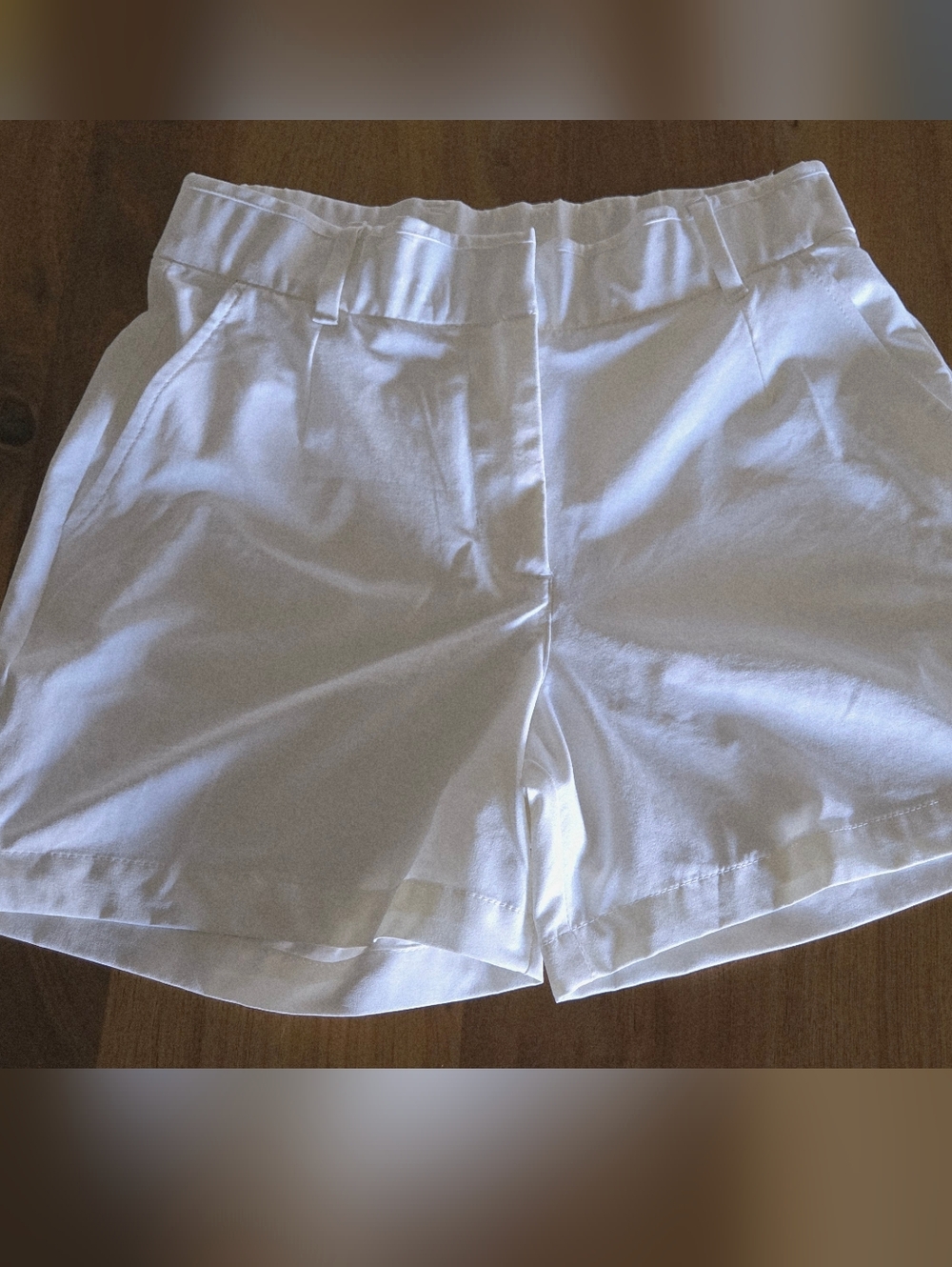 Women White Nike Golf Shorts S Work Country Club Pro Shop Business Cart Bar